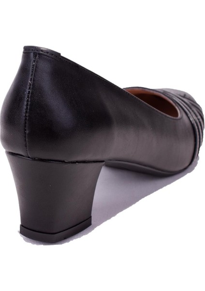 DZA07-7268641 Siyah Klasik Topuklu Kadın Ayakkabı fırsatları