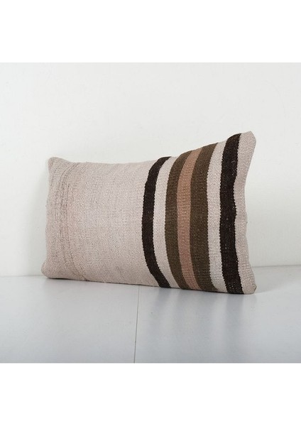 Çizgili El Dokuma Kilim Kırlent Kılıf (Içliksizdir) modelleri