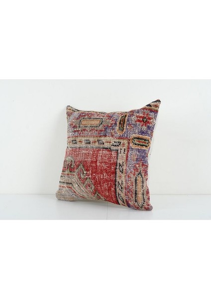 Kahverengi Renkli Geometrik El Dokuma Kilim Kırlent Kılıf (Içliksizdir) 50 x 50 cm modelleri