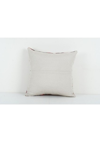 Kahverengi Renkli Geometrik El Dokuma Kilim Kırlent Kılıf (Içliksizdir) 50 x 50 cm fırsatları