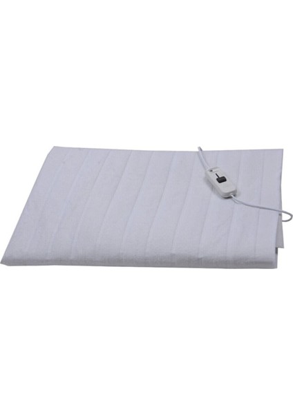 120 x 160 Elektrikli Battaniye (Keçe) 2 Yıl Garantili Beyaz Polyester