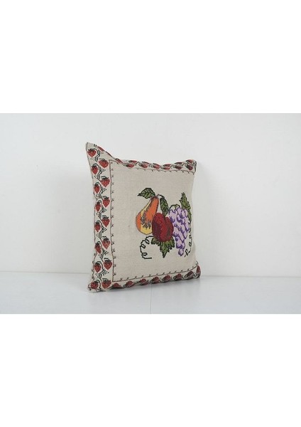 Çiçek El Dokuma Kilim Kırlent Kılıf (Içliksizdir) fiyatları