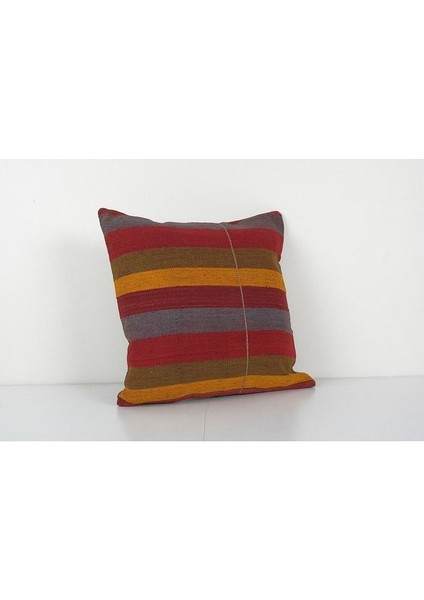 Çizgili Desenli El Dokuma Kilim Kırlent Kılıf (Içliksizdir) modelleri