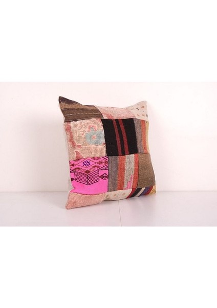 Patchwork El Dokuma Kilim Kırlent Kılıf (Içliksizdir) 50 x 50 cm fiyatları