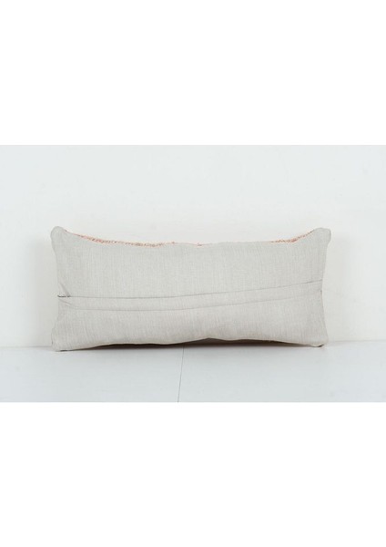 Kahverengi Renkli Geometrik El Dokuma Kilim Kırlent Kılıf (Içliksizdir) 25 x 60 cm fırsatları