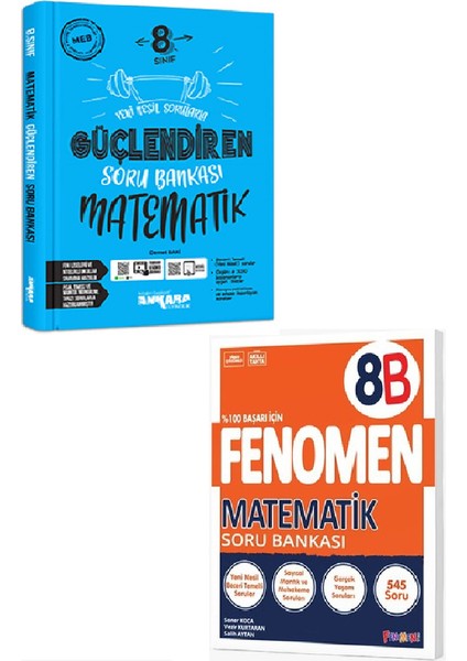8. Sınıf Güçlendiren Matematik - Fenomen 8. Sınıf 8B Matematik
