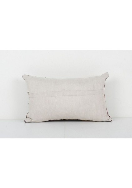 Kahverengi Renkli Geometrik El Dokuma Kilim Kırlent Kılıf (Içliksizdir) 30 x 50 cm fırsatları