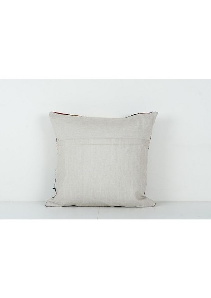 Kahverengi Renkli Geometrik El Dokuma Kilim Kırlent Kılıf (Içliksizdir) 50 x 50 cm fırsatları