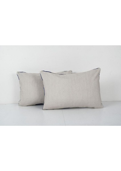 Mavi Puantiye Desenli Renkli Kadife Ikat Yastık Kılıfı (Içliksizdir) fırsatları