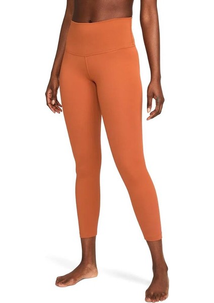 Dri-Fit 7/8 Kadın Kahverengi Yoga Tayt DM7023-246