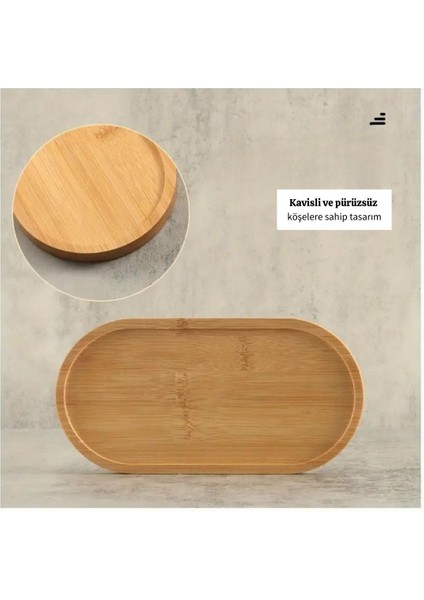 Rustik Ahşap Banyo Tepsisi - Modern Düzenleyici, Çok Amaçlı Sunum, Sabunluk ve Aksesuar Tepsisi 1 Adet fırsatları