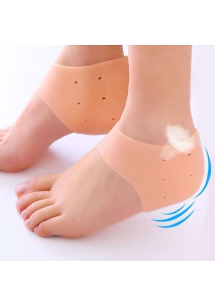 Silikon Esnek Topuk Bakım Çorabı Koruyucu Topuk Gömleği Tabanlık fırsatları