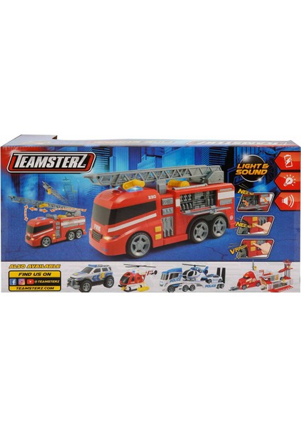 Teamsterz Sesli ve Işıklı Itfaiye Aracı 36CM S00016390