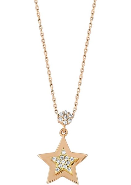 Pirnus Diamond-Altın Kolye 14 Ayar 1,92 Gram