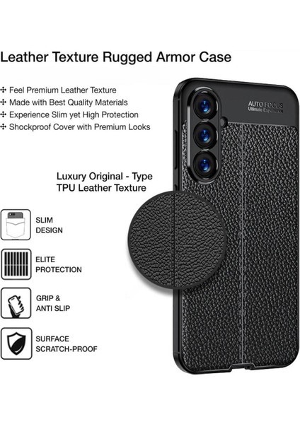 Samsung Galaxy S25 Plus Silikon Kılıf Deri Desenli Kamera Korumalı Darbe Emici Kapak fiyatları