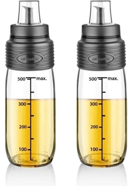 Pratik Yağlık ve Sirkelik Seti, 2'li, 500 ml, Beyaz, Şık ve Kullanışlı Tasarım