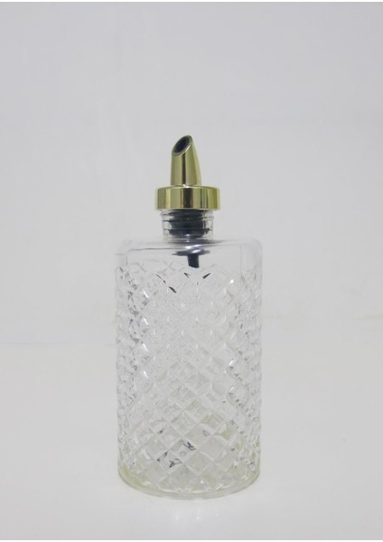 Turuncu şeffaf cam yağdanlık, 250 ml, şık ve kullanışlı tasarım fiyatları