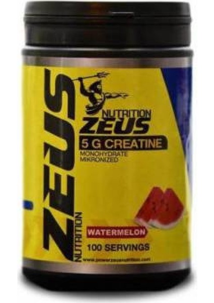 Zeus Nutrıtıon Creatine 500 gr Monohyrate Mikronized-Yeşilelma-Aroma