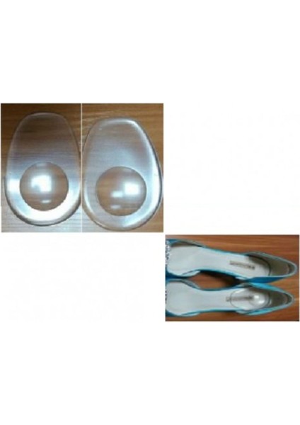 Lı Ayaklar Için Için Bombeli Silikon Topuk Yastığı 1 Çift fiyatları