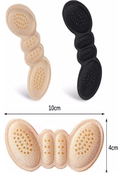 3 mm Ayakkabı Topuk Vurma Önleyici ve Daraltma Padi ( Siyah Renk)