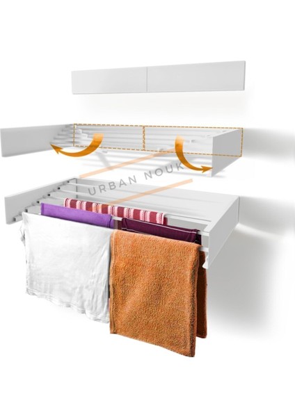 Tekno Trust Duvara Monte Çamaşırlık - (BEYAZ-70CM)