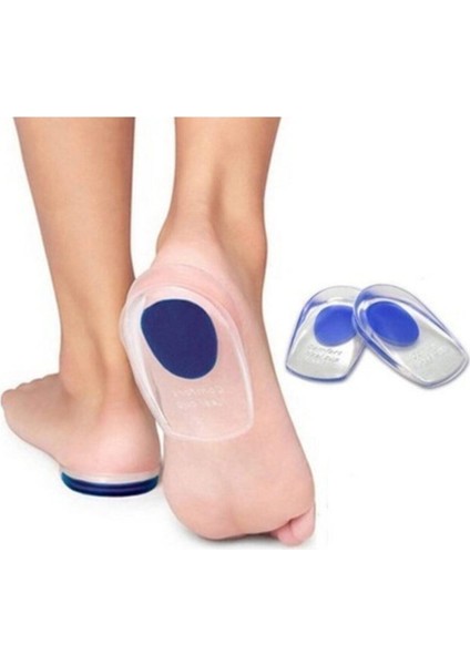 Silikon Yastığı Tabanlık Boy Uzatıcı Gizli Topuk Koruyucu Jel Tabanlık Topukluk Mavi modelleri