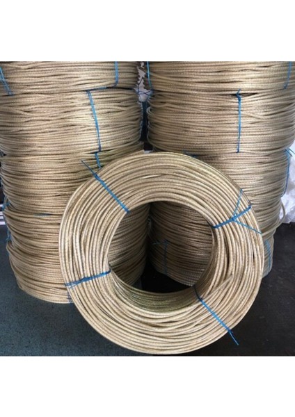 3 mm 20 m Çelik Çamaşır Teli Kaplama, Kahverengi-Koyu Sarı Renk, Dayanıklı ve Hafif fiyatları