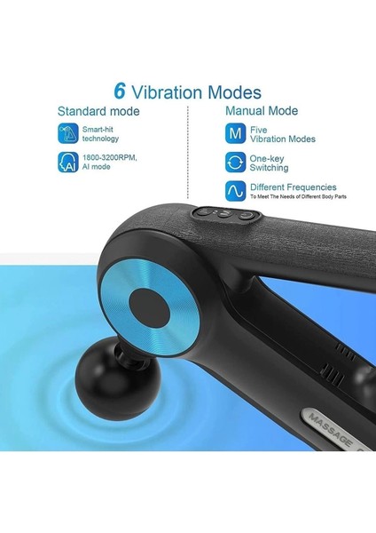 Massage Gun 12 Başlıklı Çok Fonksiyonlu Masaj Tabancası indirimleri