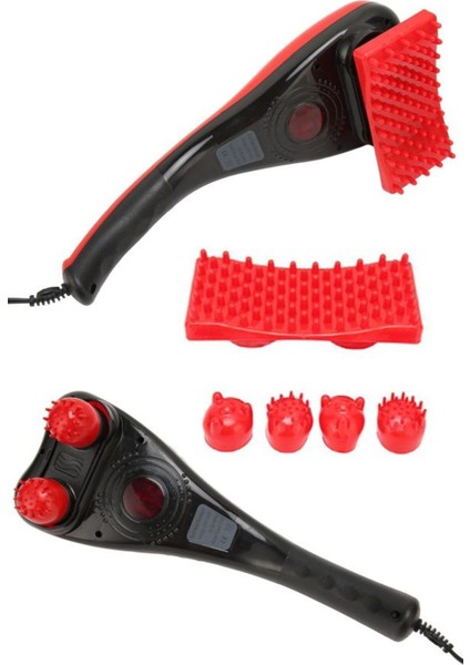 Çift Başlıklı Sporcu Masaj Aleti Titreşimli Masaj Tabancası modelleri