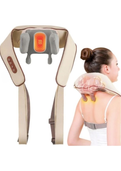 Insan Eli Hissi Veren Şarjlı Masaj Cihazı – Ovmalı, Boyun, Sırt ve Bacak Masaj Cihazı