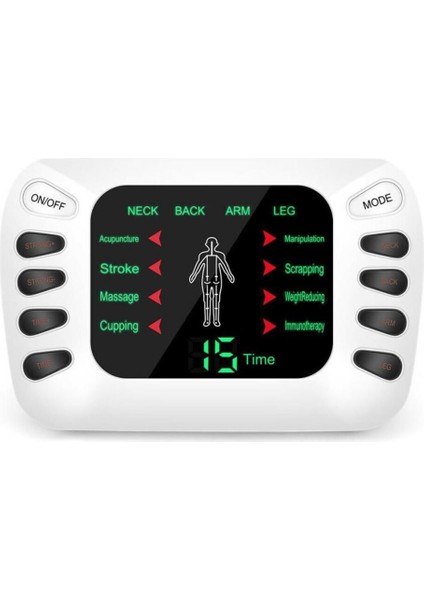 CN-309B Çift Kanallı Tens Cihazı Elektronik Şarjlı Masaj Aleti AL-740