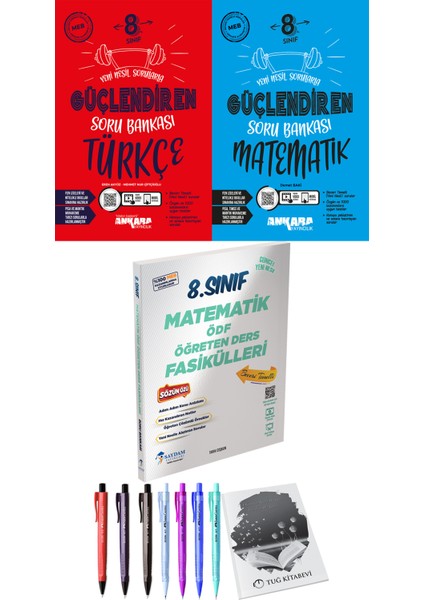 8. Sınıf Lgs Türkçe Matematik Güçlendiren Soru Bankası - 8. Sınıf Lgs Matematik Ödf Öğreten Ders Fasikülleri Soru Bankası