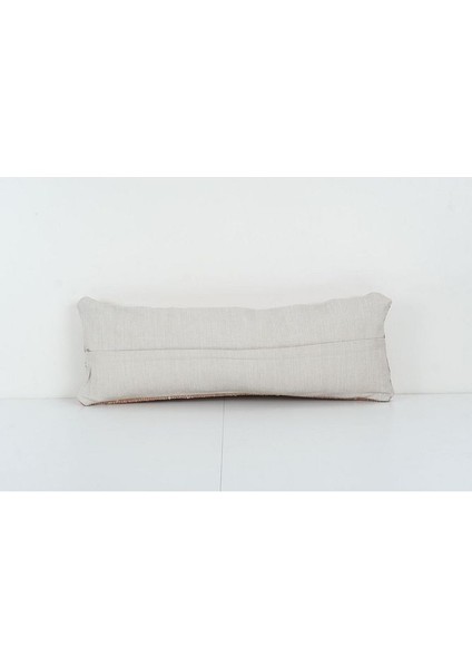 Kahverengi Renkli Geometrik El Dokuma Kilim Kırlent Kılıf 28 x 75 cm fırsatları