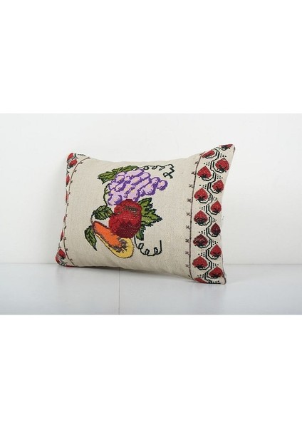 Çiçek El Dokuma Kilim Kırlent Kılıf modelleri