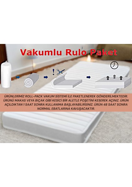Ikea Hemnes Divan Uyumlu Ortopedik Sünger Yatak 80X200X12