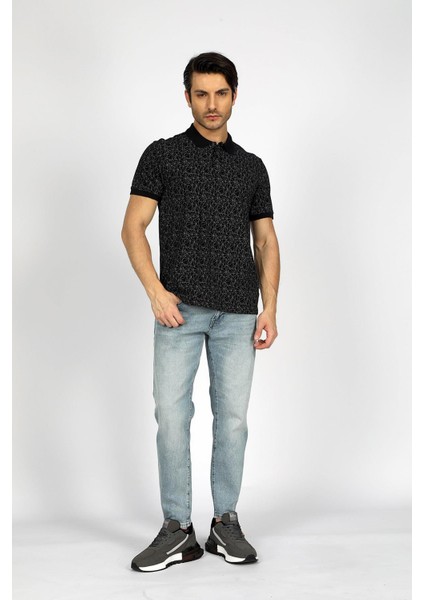 Siyah Erkek Polo T-Shirt 242 Lcm 242035 Multi Siyah