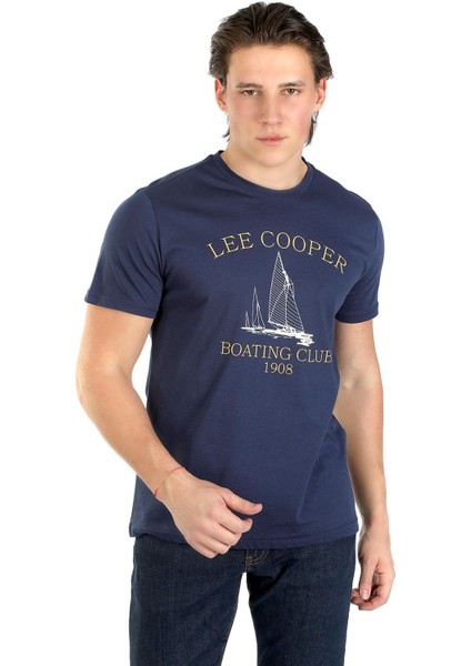 Yuvarlak Yaka Lacivert Erkek T-Shirt 242 Lcm 242014 Wılly A.lacivert fiyatları