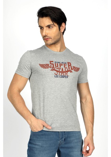 Bisiklet Yaka Gri Melanj Erkek T-Shirt 232 Lcm 242046 Sertıw Gri Melanj fiyatları