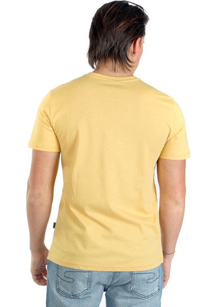 Yuvarlak Yaka Sarı Erkek T-Shirt 242 Lcm 242014 Wılly Safran fiyatları