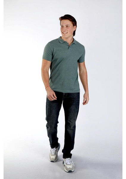 Yeşil Erkek Polo T-Shirt 242 Lcm 242028 Mıles Yeşil