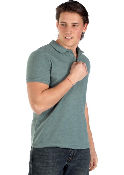 Yeşil Erkek Polo T-Shirt 242 Lcm 242028 Mıles Yeşil modelleri