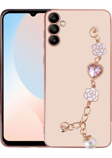 Samsung Galaxy A14 Kılıf El Tutamaçlı Kamera Korumalı Taka Silikon Kapak Kılıf