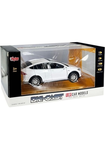 HCL-911 Çek Bırak 1:22 Sesli ve Işıklı Metal Araba -Vardem modelleri