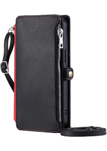 Samsung Galaxy A71 5g Için Crossbody Durumda Rfıd Engelleme 9 Kart Yuvaları Uzun (Yurt Dışından)