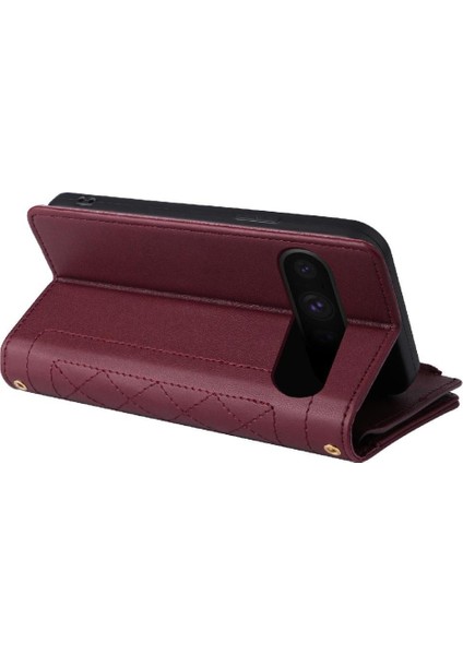 Google Piksel 8 Pro Kayış Kart Yuvaları Için Flip Case Darbeye Cüzdan (Yurt Dışından)