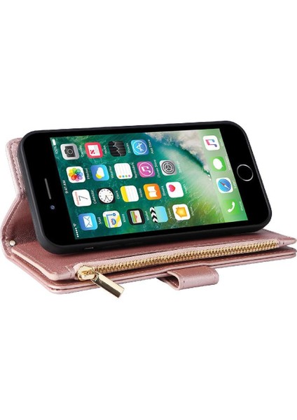 IPhone 6 Için Flip Case Artı Kart Yuvaları Kayış Darbeye Cüzdan (Yurt Dışından)