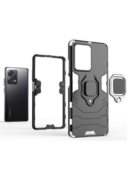 Halka Araba Montaj Kickstand Durumda Xiaomi Redmi Için Not 12 Pro Artı 5g Sınıf (Yurt Dışından)