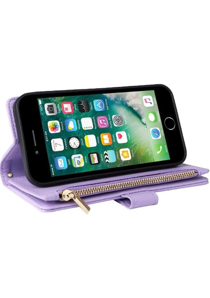 IPhone 6 Için Flip Case Artı Kart Yuvaları Kayış Darbeye Cüzdan (Yurt Dışından)