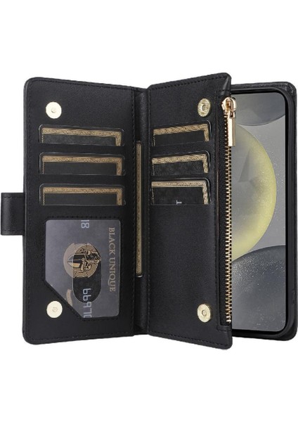 Samsung Galaxy S24 Artı Cüzdan Kayış Darbeye Kart Yuvaları Için Flip Case (Yurt Dışından) indirimleri