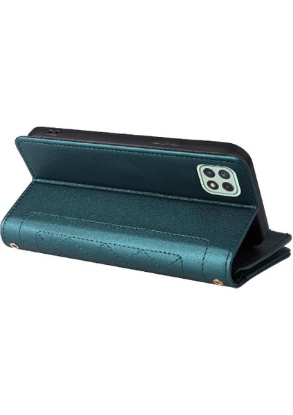 Samsung Galaxy S22 Artı Kart Yuvaları Kayış Darbeye Cüzdan Için Flip Case (Yurt Dışından)